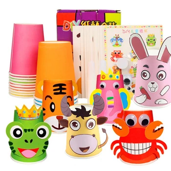 Kids 12PCS Colorful Cartoon Animal Theme Paper Cups Stickers Handmade DIY Puzzle Sticker Decal Paper Cups Craft Educational Toy
Kids 12PCS Colorful Cartoon Animal Theme Paper Cups Stickers Handmade DIY Puzzle Sticker Decal Paper Cups Craft Educational Toy