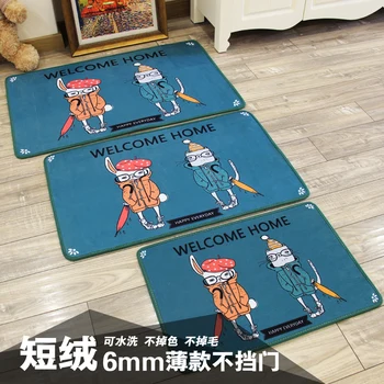 PAYSOTA Fashion Cartoon Cute Cat And Rabbit Rug Household Hallway Carpet Porch Door Non-slip Mat
PAYSOTA Fashion Cartoon Cute Cat And Rabbit Rug Household Hallway Carpet Porch Door Non-slip Mat
