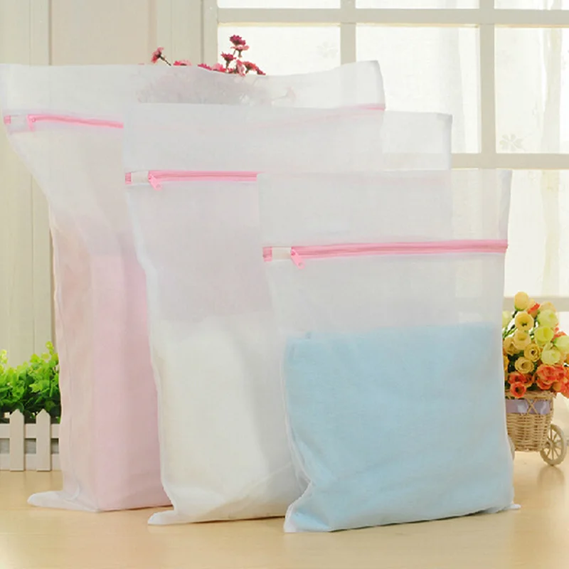 3 Sizes Zippered Mesh Laundry Wash Bags Foldable Delicates Lingerie Bra Socks Underwear Washing Machine Clothes Protection Net
3 Sizes Zippered Mesh Laundry Wash Bags Foldable Delicates Lingerie Bra Socks Underwear Washing Machine Clothes Protection Net