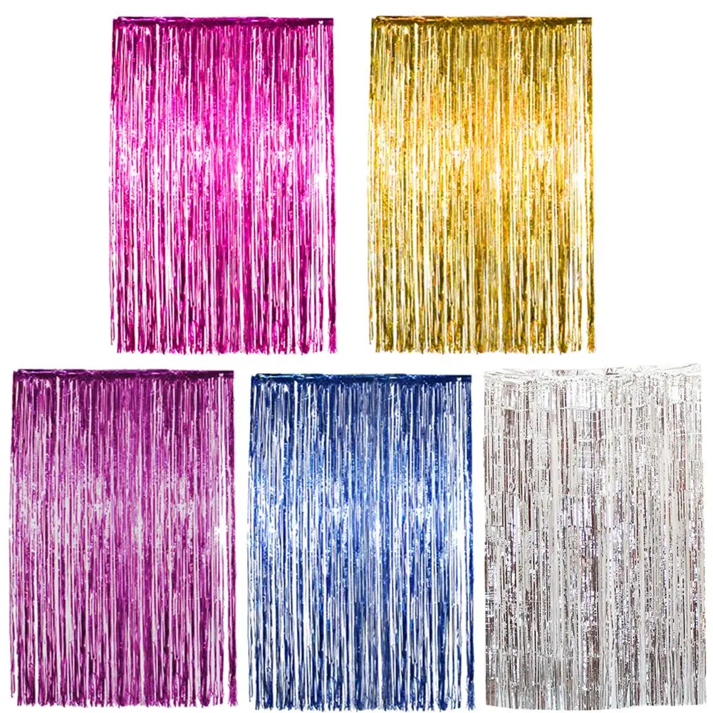Rain Curtain Pull Flower 1*2 Meters Party Background Foil Curtain Wedding Decorations Rose Gold Pink Rain Fast Shipping
Rain Curtain Pull Flower 1*2 Meters Party Background Foil Curtain Wedding Decorations Rose Gold Pink Rain Fast Shipping