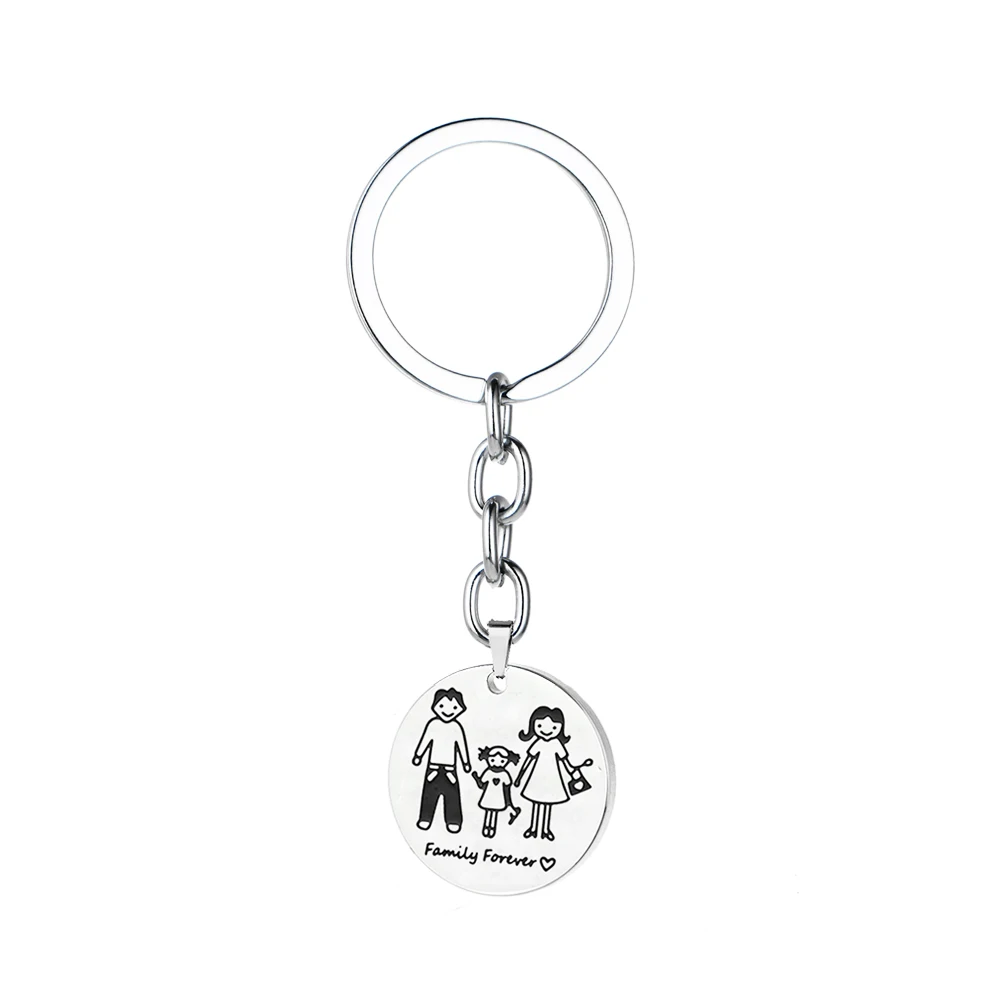 12 Pc/Lot Stainless Steel Charm Family Forever Letter Keychain Key Ring Mom Dad Daughter Mother Father Girl Keyring Bag Key Fob
12 Pc/Lot Stainless Steel Charm Family Forever Letter Keychain Key Ring Mom Dad Daughter Mother Father Girl Keyring Bag Key Fob