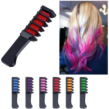 6pcs Instant Hair Chalk Comb Shimmer Temporary Hair Dye Hair Color Cream for Party Fans Cosplay DIY Hair Mascara Crayo
6pcs Instant Hair Chalk Comb Shimmer Temporary Hair Dye Hair Color Cream for Party Fans Cosplay DIY Hair Mascara Crayo
