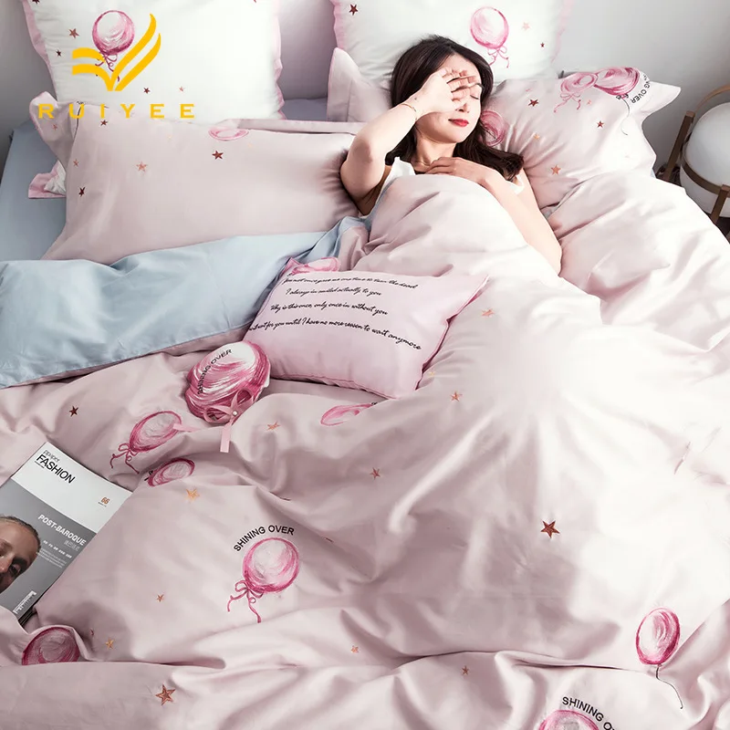 RUIYEE Brand Princess Wind 60S Egyptian Cotton Comfort Bed Kit Embroidered King Size Bedding Duvet Cover Sheets Pillow Case
RUIYEE Brand Princess Wind 60S Egyptian Cotton Comfort Bed Kit Embroidered King Size Bedding Duvet Cover Sheets Pillow Case