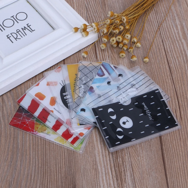 2020 New Brief Cartoon Style Transparent Double Layer PVC Card Cover Bus Bank Id Card Case Holder randomly color
2020 New Brief Cartoon Style Transparent Double Layer PVC Card Cover Bus Bank Id Card Case Holder randomly color