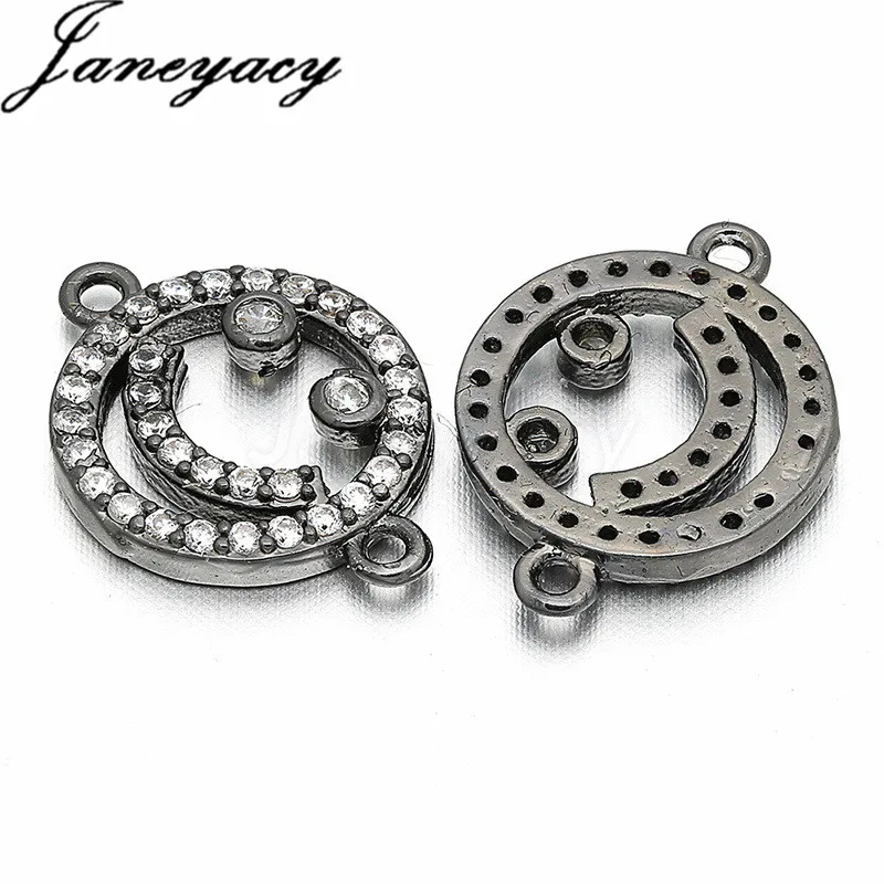 High Quality Brass Cubic Zirconia Accessories Connector Smiley Face DIY Anklet Bracelet Accessories Jewelry Making Accesorios
High Quality Brass Cubic Zirconia Accessories Connector Smiley Face DIY Anklet Bracelet Accessories Jewelry Making Accesorios