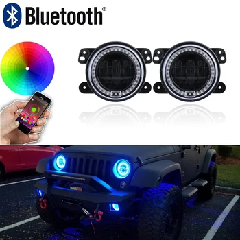 DOT 4" Inch Round Led Fog Lights RGB Halo Ring DRL OffRoad Front Bumper Fog Lamps For Jeep Wrangler JK TJ LJ Grand Cherokee
DOT 4" Inch Round Led Fog Lights RGB Halo Ring DRL OffRoad Front Bumper Fog Lamps For Jeep Wrangler JK TJ LJ Grand Cherokee