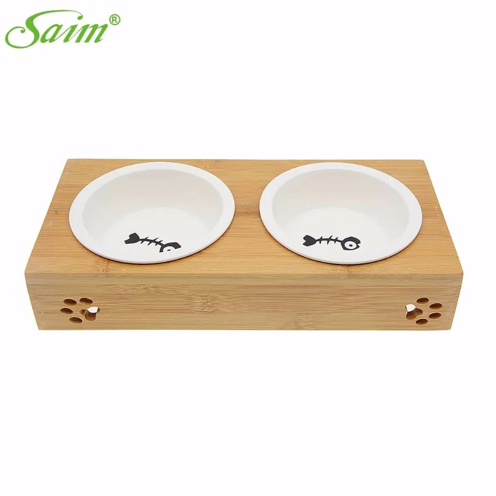 Cat Dog Pet Ceramic Feeding and Drinking Bowls Combination with Bamboo Frame for Small Dogs Pet Feeding Ornaments Accessories
Cat Dog Pet Ceramic Feeding and Drinking Bowls Combination with Bamboo Frame for Small Dogs Pet Feeding Ornaments Accessories