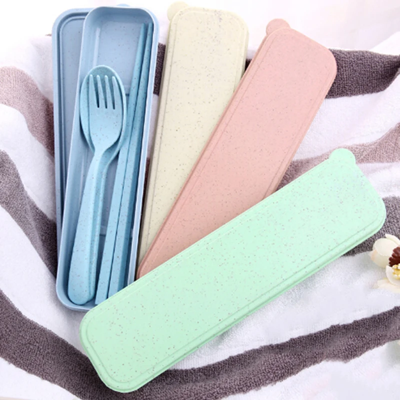 Portable Wheat Straw Students Camping Picnic Travel Baby Utensils Teaspoon Forks Dinnerware Cutlery Tableware Set With Box
Portable Wheat Straw Students Camping Picnic Travel Baby Utensils Teaspoon Forks Dinnerware Cutlery Tableware Set With Box