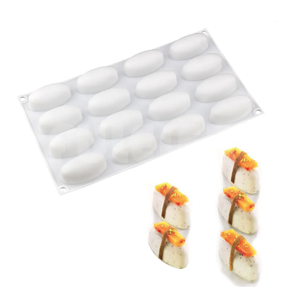 16 hole sushi shape baking silicone mold , cake decorating Mold For Chocolate Mould Baking Dessert Cake Tools
16 hole sushi shape baking silicone mold , cake decorating Mold For Chocolate Mould Baking Dessert Cake Tools