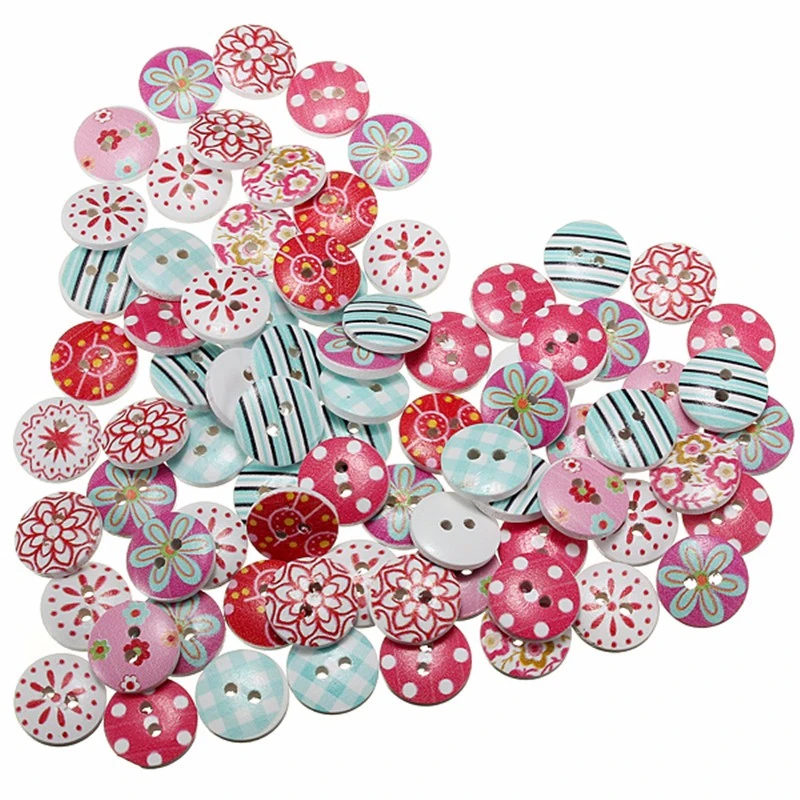 Colorful 80pcs/Lot Circular Button Mix Wooden Art Painting Buttons Craft Scrapbook Sewing Accessories Cardmaking Home Decor Tool
Colorful 80pcs/Lot Circular Button Mix Wooden Art Painting Buttons Craft Scrapbook Sewing Accessories Cardmaking Home Decor Tool