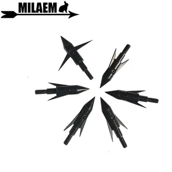 6pcs Archery Bowfishing Arrowhead Fishing Slide Stainless Steel Point 2 Blade Tips Shooting Fishing Arrow Accessory
6pcs Archery Bowfishing Arrowhead Fishing Slide Stainless Steel Point 2 Blade Tips Shooting Fishing Arrow Accessory