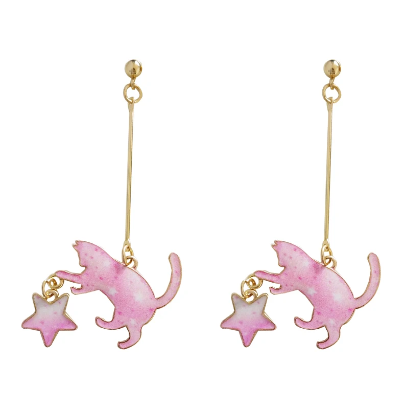 fashion sweet stud earrings Classic Tassel earrings women jewelry Metal printing color stars stud earrings for woman 2019
fashion sweet stud earrings Classic Tassel earrings women jewelry Metal printing color stars stud earrings for woman 2019