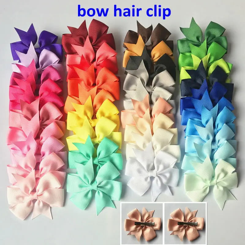 40 Pcs 40 Colors 8cm Handmade Grosgrain Ribbon Girls Hair Bows Hair Clip Kids Hair pin Hair Accessories
40 Pcs 40 Colors 8cm Handmade Grosgrain Ribbon Girls Hair Bows Hair Clip Kids Hair pin Hair Accessories
