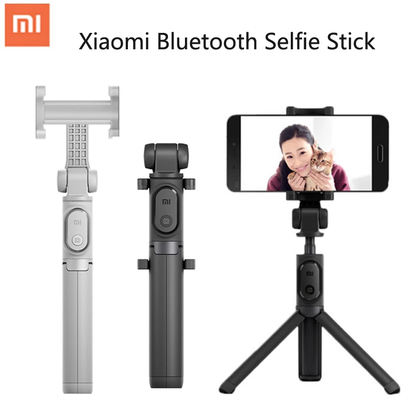 Original Xiaomi Bluetooth Selfie Stick Holder Millet Monopod Stand 2 In 1 Tripod Stick Holder Mini Wireless for iPhone 6s Phone
