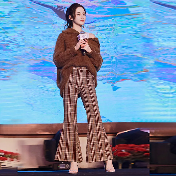 Dili Gerbach Bell Trousers Plaid Pockets Elastic Waist Full Length Fashion Pants Women
Dili Gerbach Bell Trousers Plaid Pockets Elastic Waist Full Length Fashion Pants Women