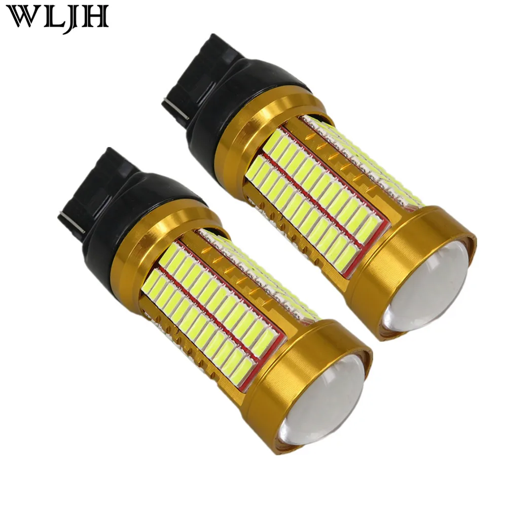 WLJH 2x Canbus 20W 7440 7441 T20 W21W Led 106 4014 SMD Lens Car Daytime Driving Lamp DRL Light for B7 Volkswagen Passat Beetle
WLJH 2x Canbus 20W 7440 7441 T20 W21W Led 106 4014 SMD Lens Car Daytime Driving Lamp DRL Light for B7 Volkswagen Passat Beetle