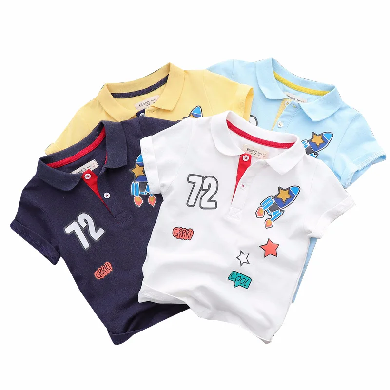 New Arrival 2018 Summer Kids Clothes Top Short-sleeve Polo Shirts for Boys Cotton Fashion Letter Print Blouses Children Clothing
New Arrival 2018 Summer Kids Clothes Top Short-sleeve Polo Shirts for Boys Cotton Fashion Letter Print Blouses Children Clothing