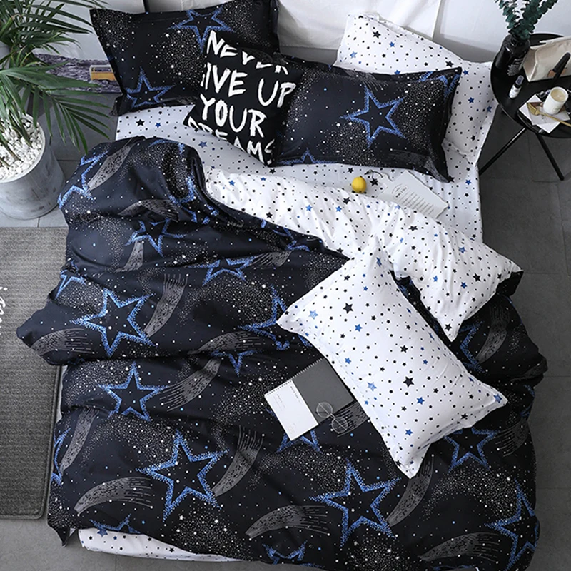 LANGRIA Home Decor Bedroom Bedding Set Star Printing Patterns Pillowcase Duvet Cover 2/3 pcs Bed Linen Set 6 Sizes
LANGRIA Home Decor Bedroom Bedding Set Star Printing Patterns Pillowcase Duvet Cover 2/3 pcs Bed Linen Set 6 Sizes