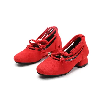 2019 Girls Leather Shoes Square Medium Heel Artificial Leather Princess Dance Shoes with Tassels Red Shoes High Heels Size 26-30
2019 Girls Leather Shoes Square Medium Heel Artificial Leather Princess Dance Shoes with Tassels Red Shoes High Heels Size 26-30