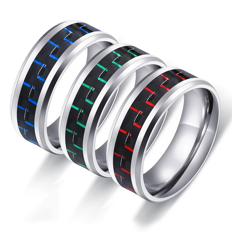 Top Quality Stainless Steel Rings for Women Men Jewelry Red Stripe Men Rings for Party Wide 8mm Factory Price
Top Quality Stainless Steel Rings for Women Men Jewelry Red Stripe Men Rings for Party Wide 8mm Factory Price