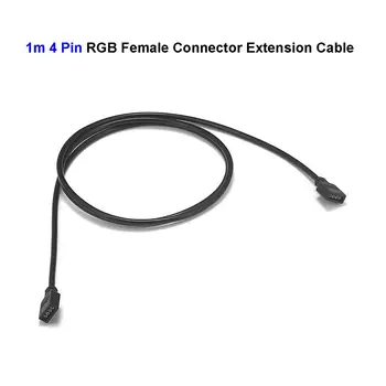 4 Pin Female RGB Connector Extension Cable 1m LED Strip Connectors Extender Electric Wires For 5050 3528 RGB LED Strip Lights
4 Pin Female RGB Connector Extension Cable 1m LED Strip Connectors Extender Electric Wires For 5050 3528 RGB LED Strip Lights