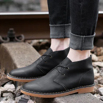 WholePop Autumn Fashion Classic Style 111% Genuine Leather Men Tooling Shoes British Popular Handmade Men Ankle Boots
WholePop Autumn Fashion Classic Style 111% Genuine Leather Men Tooling Shoes British Popular Handmade Men Ankle Boots