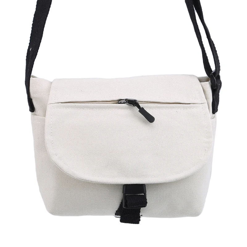 Women Vintage Canvas Bag Simple One Shoulder Buckle Messenger Bags Solid Color Crossbody Bag
Women Vintage Canvas Bag Simple One Shoulder Buckle Messenger Bags Solid Color Crossbody Bag