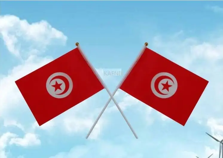 Tunisia small decorative countries flags 14 * 21CM Free shipping quality polyester flag
Tunisia small decorative countries flags 14 * 21CM Free shipping quality polyester flag