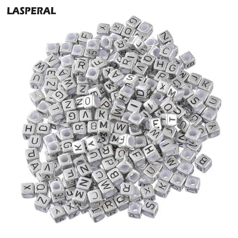 LASPERAL 500PCs Random Mixed Alphabet Letter Beads Square Acrylic Cube Beads For Jewelry Making DIY Necklace Bracelet Gift 6x6mm
LASPERAL 500PCs Random Mixed Alphabet Letter Beads Square Acrylic Cube Beads For Jewelry Making DIY Necklace Bracelet Gift 6x6mm