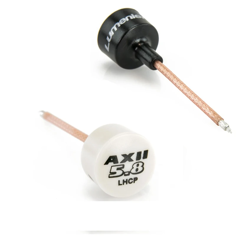 2PCS Lumenier Micro AXII Bare Wire 5.8GHz 1.6dBi 25mm Flexible RG178 FPV Antenna RHCP/LHCP for RC Remote Spare Part White/Black
2PCS Lumenier Micro AXII Bare Wire 5.8GHz 1.6dBi 25mm Flexible RG178 FPV Antenna RHCP/LHCP for RC Remote Spare Part White/Black