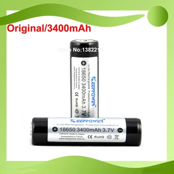 Free Shipping!! 10PCS/lot original Keeppower 3.7V 18650 3400mAh Protected Li-ion battery
Free Shipping!! 10PCS/lot original Keeppower 3.7V 18650 3400mAh Protected Li-ion battery