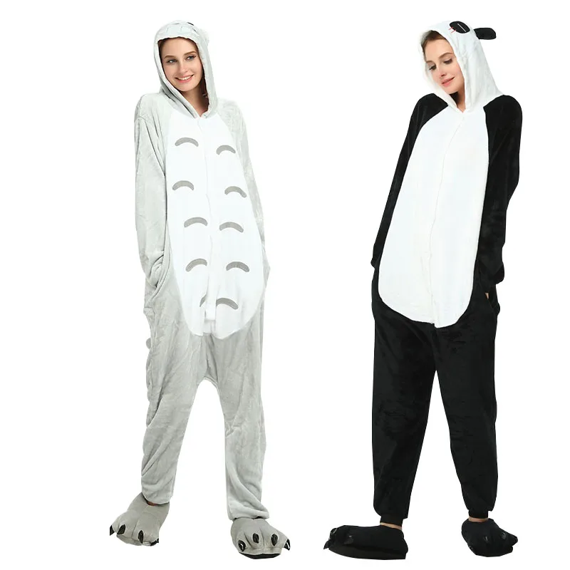 Totoro Kigurumi Pajama for Couple Winter Flannel Panda Sleepwear Onesies Kigurumi Unicornio Adults Animal Women Men Pajamas
Totoro Kigurumi Pajama for Couple Winter Flannel Panda Sleepwear Onesies Kigurumi Unicornio Adults Animal Women Men Pajamas