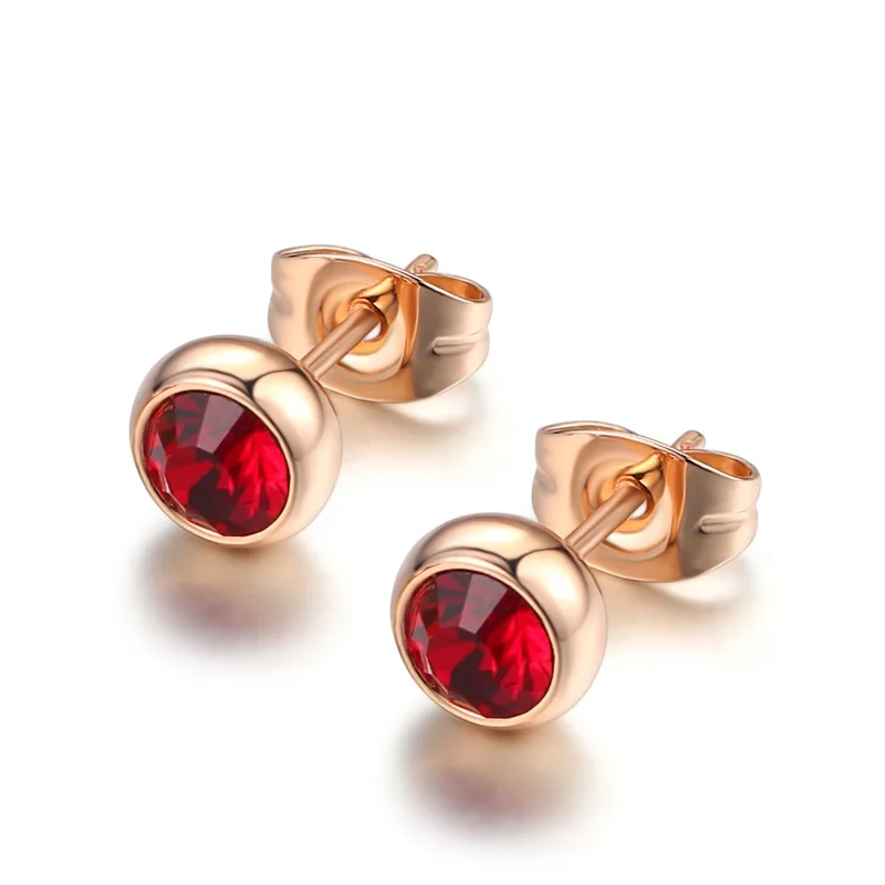 TracysWing Simple Copper Crystal OL Fashion Trendy Stud Earrings for women&Men Rose Gold Color Wholesale #20344r-red
TracysWing Simple Copper Crystal OL Fashion Trendy Stud Earrings for women&Men Rose Gold Color Wholesale #20344r-red