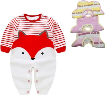 0-12M Newborn Clothes Set baby Rompers +3pcs Bibs Babies sets girls boys kids suits Good quality
0-12M Newborn Clothes Set baby Rompers +3pcs Bibs Babies sets girls boys kids suits Good quality