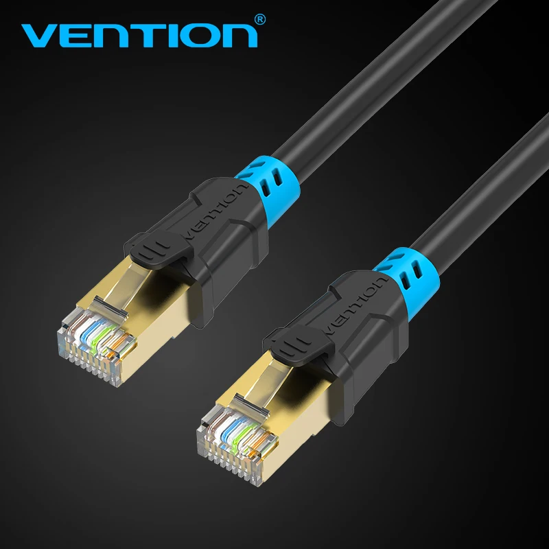 Vention Ethernet Cable CAT6 Lan Cable RJ45 Patch Cord Cable Shielded Twisted Network Ethernet for Computer Router Cable Ethernet
Vention Ethernet Cable CAT6 Lan Cable RJ45 Patch Cord Cable Shielded Twisted Network Ethernet for Computer Router Cable Ethernet