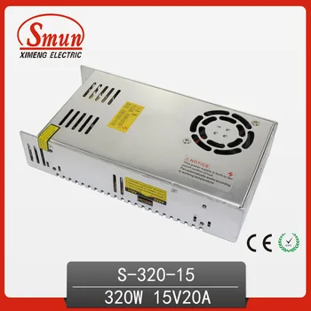 Single Output LED Usage AC-DC 320W 15VDC 20A Switching Power Supply S-320-15
Single Output LED Usage AC-DC 320W 15VDC 20A Switching Power Supply S-320-15