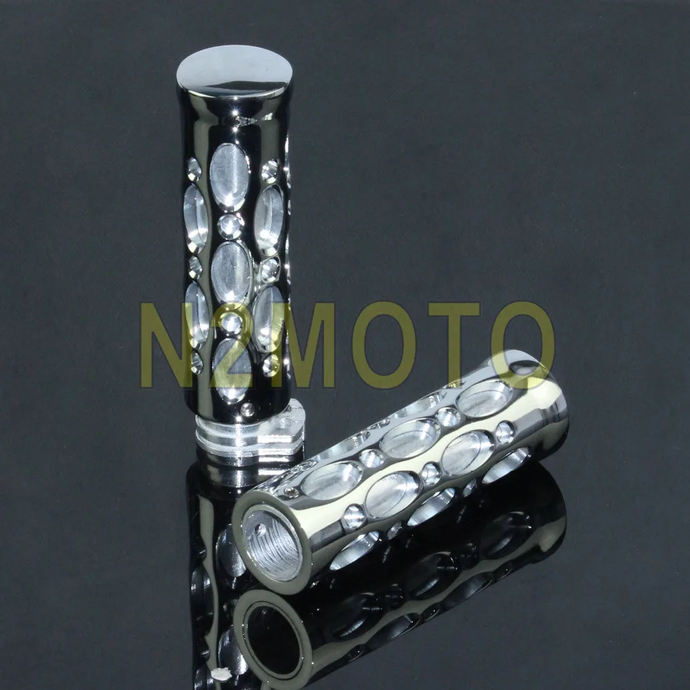 Chrome 1" Moto 1 Inch Hand Grip for Harley Honda Cafe Racer Custom Motorcycle 25mm Handlebar Grip Universal
Chrome 1" Moto 1 Inch Hand Grip for Harley Honda Cafe Racer Custom Motorcycle 25mm Handlebar Grip Universal