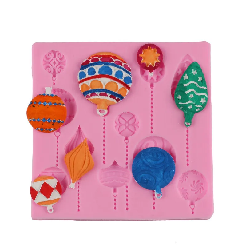 Christmas Balloon Fondant Cake Silicone Mold Chocolate Candy Molds Cookies Pastry Biscuits Mould Baking Cake Decoration Tools
Christmas Balloon Fondant Cake Silicone Mold Chocolate Candy Molds Cookies Pastry Biscuits Mould Baking Cake Decoration Tools