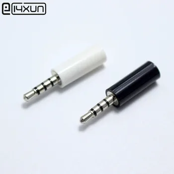 2pcs 2.5mm 4pole stereo headset plug 2.5 audio plugs Adaptor connector for phone white black
2pcs 2.5mm 4pole stereo headset plug 2.5 audio plugs Adaptor connector for phone white black