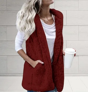 Waistcoats & Jacket With Pockets Beige / Gray Colors Gilet Femme 2019 Plus Size Women Cashmere Vest Warm Autumn Winter Hooded
Waistcoats & Jacket With Pockets Beige / Gray Colors Gilet Femme 2019 Plus Size Women Cashmere Vest Warm Autumn Winter Hooded