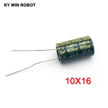 10PCS/LOT 25V 1000UF 10*16 high frequency low impedance aluminum electrolytic capacitor 1000uf 25v
10PCS/LOT 25V 1000UF 10*16 high frequency low impedance aluminum electrolytic capacitor 1000uf 25v