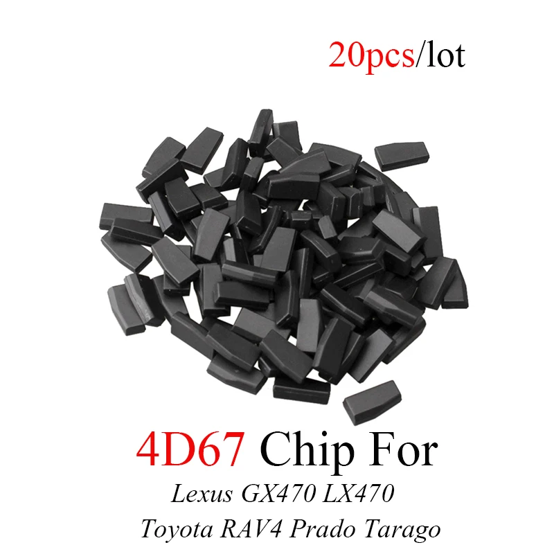 20pcs/lot 4D 67 ID67 Chip Remote Car key Transponder Chip 4D67 For Toyota Camry Corolla Cocolockey Rav4 ID 67 For Lexus
20pcs/lot 4D 67 ID67 Chip Remote Car key Transponder Chip 4D67 For Toyota Camry Corolla Cocolockey Rav4 ID 67 For Lexus