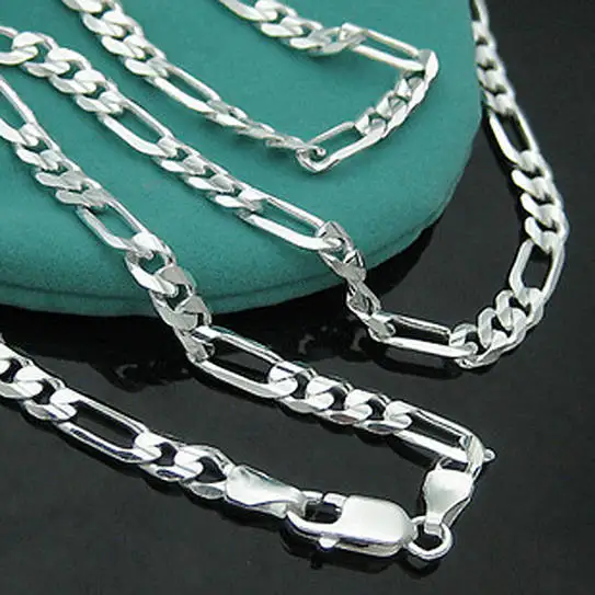 4MM figaro chain necklace,Wholesale Silver Fashion jewelry 925 stamp Sterling Silver jewelry necklaces & pendants 16-30inchs
4MM figaro chain necklace,Wholesale Silver Fashion jewelry 925 stamp Sterling Silver jewelry necklaces & pendants 16-30inchs