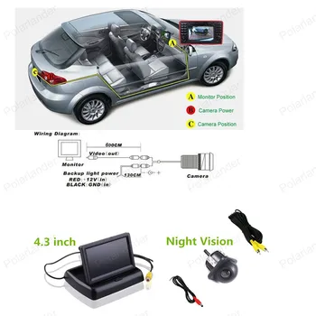 Night Vision reverse car CCD parking camera + Foldable 4.3 inch TFT LCD Rearview Mirror Monitor Rear reversing backup
Night Vision reverse car CCD parking camera + Foldable 4.3 inch TFT LCD Rearview Mirror Monitor Rear reversing backup