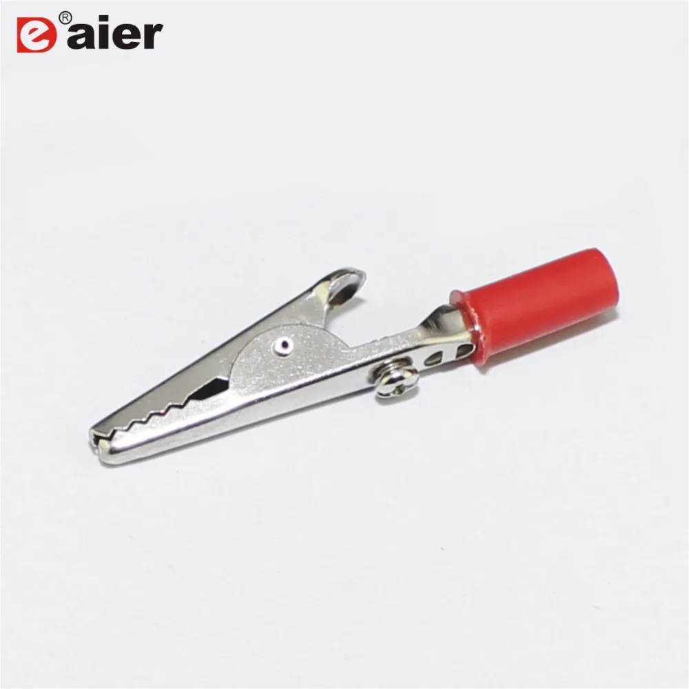 10PCS Electrical Metal Insulated Alligator Clip Test Clamps Plastic Hands Red/Black Crocodile Clamps With Screw Crocodile Clamps
10PCS Electrical Metal Insulated Alligator Clip Test Clamps Plastic Hands Red/Black Crocodile Clamps With Screw Crocodile Clamps