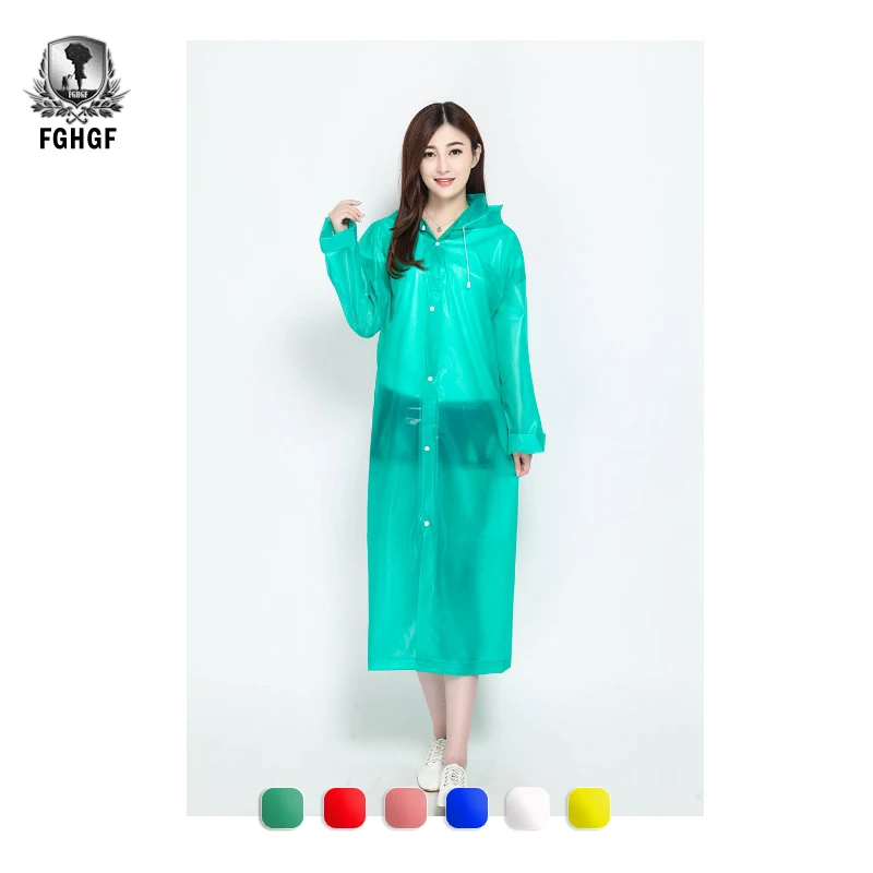 FGHGF Multicolor Fashion EVA Women Raincoat Thickened Waterproof Rain Coat Women Clear Transparent Camping Waterproof Rainwear
FGHGF Multicolor Fashion EVA Women Raincoat Thickened Waterproof Rain Coat Women Clear Transparent Camping Waterproof Rainwear