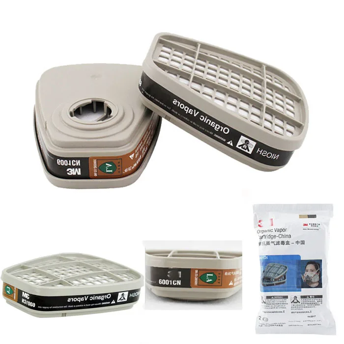 2pcs=1pair 6001cn organic vapor cartridge filter For 6800 Respirator Gas Mask 7502/6200 Half Mask
2pcs=1pair 6001cn organic vapor cartridge filter For 6800 Respirator Gas Mask 7502/6200 Half Mask