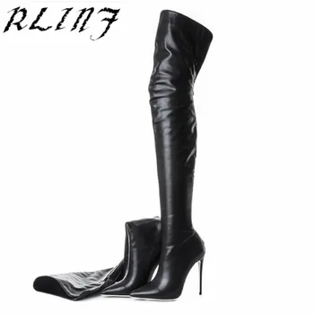 RLINF Plus High Heel Thigh High Autumn Winter Boot Thigh High Boots Over The Knee Boots High Heel
RLINF Plus High Heel Thigh High Autumn Winter Boot Thigh High Boots Over The Knee Boots High Heel