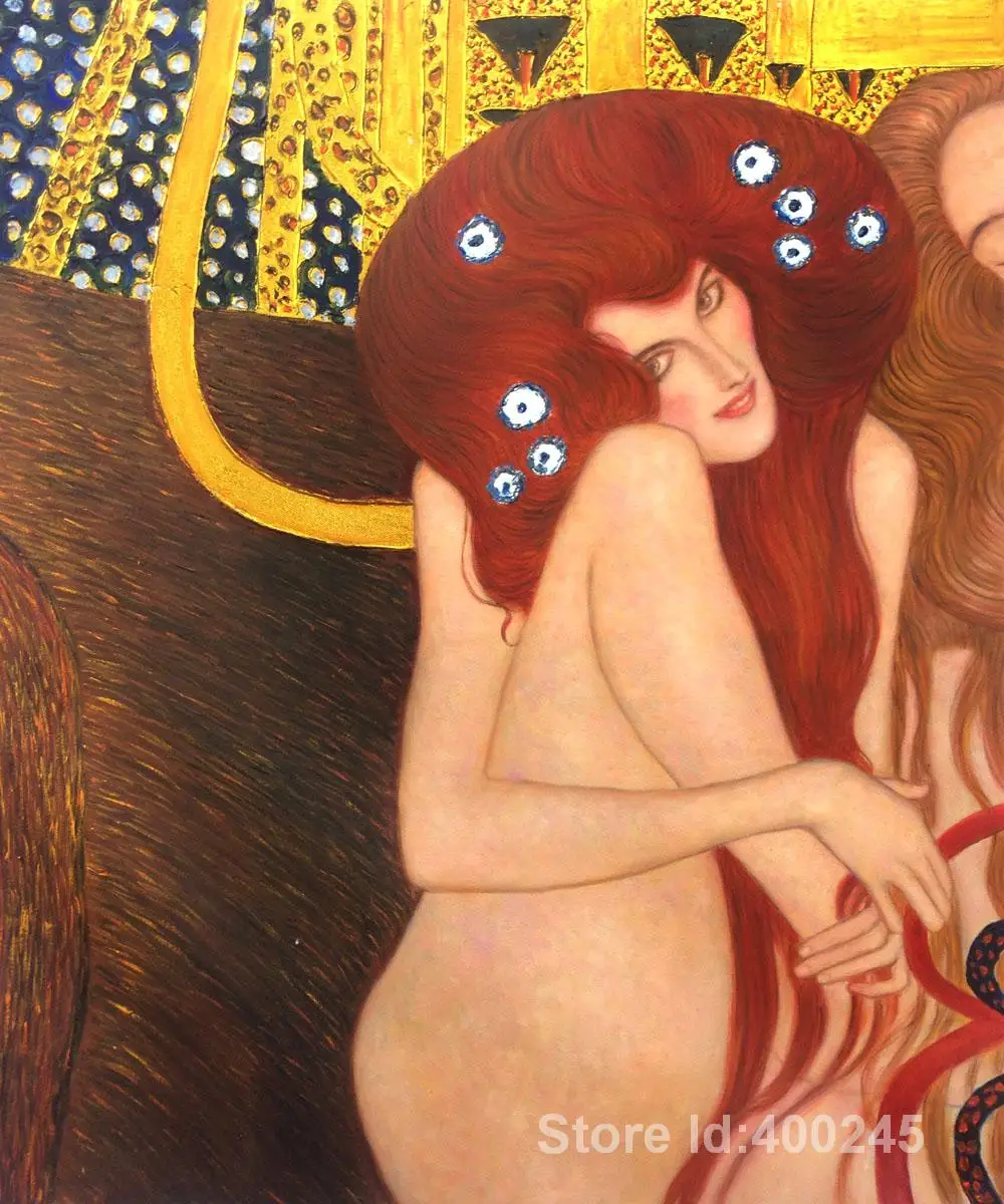 artwork of Gustav Klimt Beethoven Frieze (Golden) art reproduction paintings handmade High Quality
artwork of Gustav Klimt Beethoven Frieze (Golden) art reproduction paintings handmade High Quality