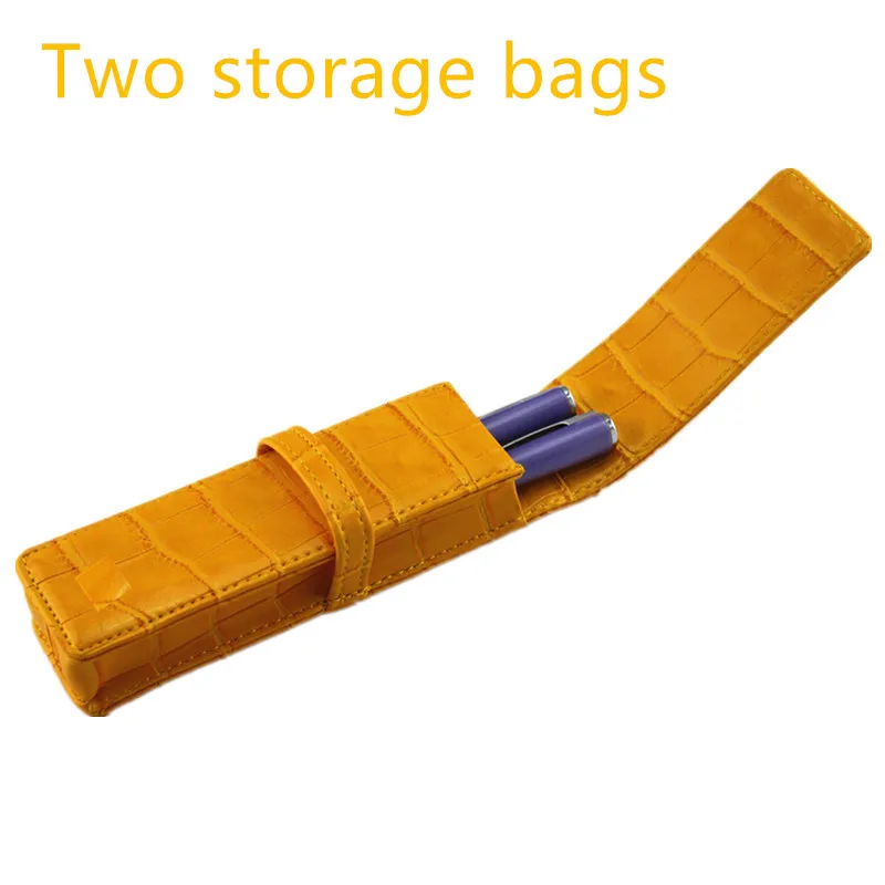 Modern Style yellow Pen Or Roller Ball Fountain Pen Leather Case for Only Two Pen Storage Bag Office Business People Gift
Modern Style yellow Pen Or Roller Ball Fountain Pen Leather Case for Only Two Pen Storage Bag Office Business People Gift
